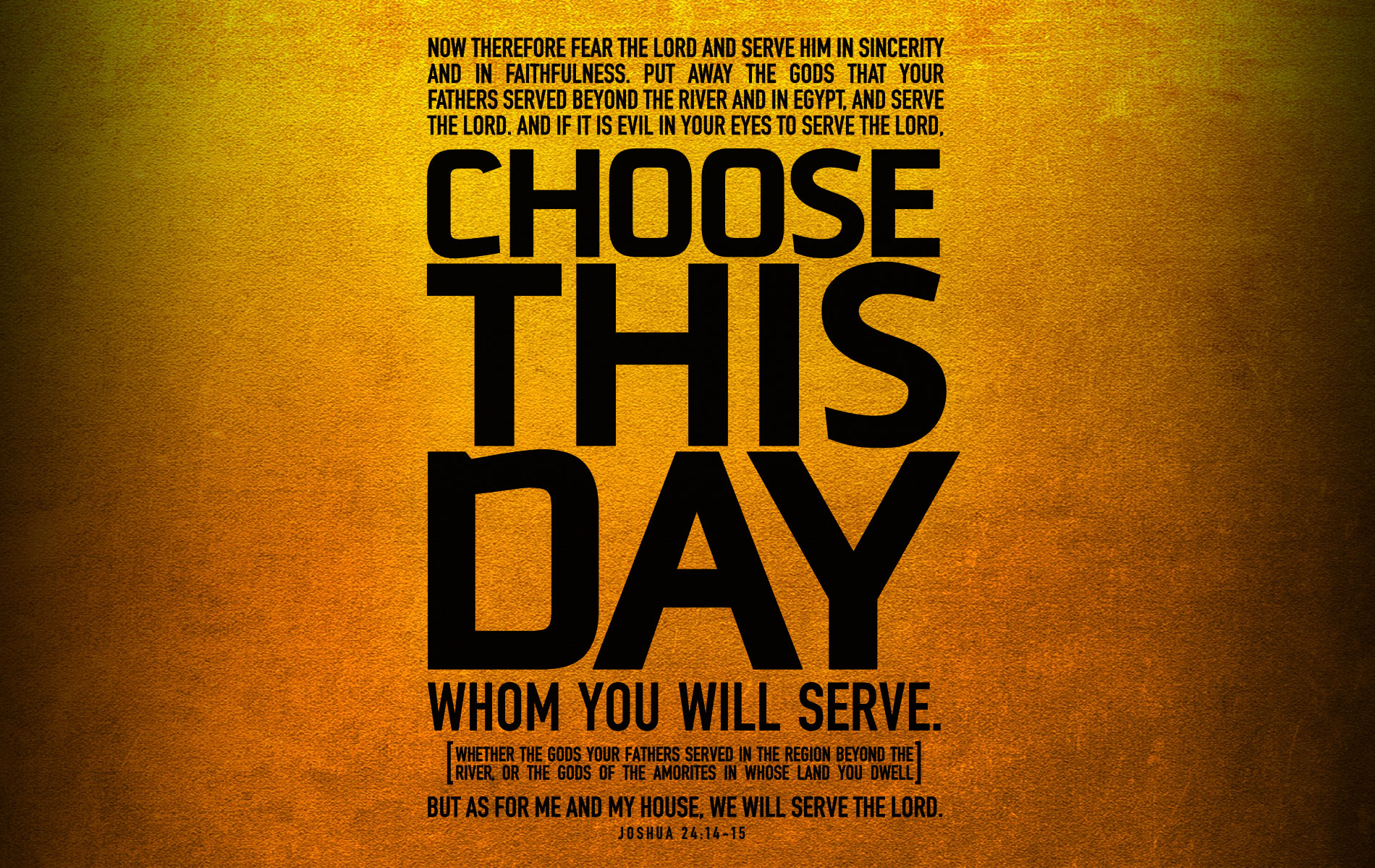 Choose This Day | Wallpaper #1 | Wawasee Bible