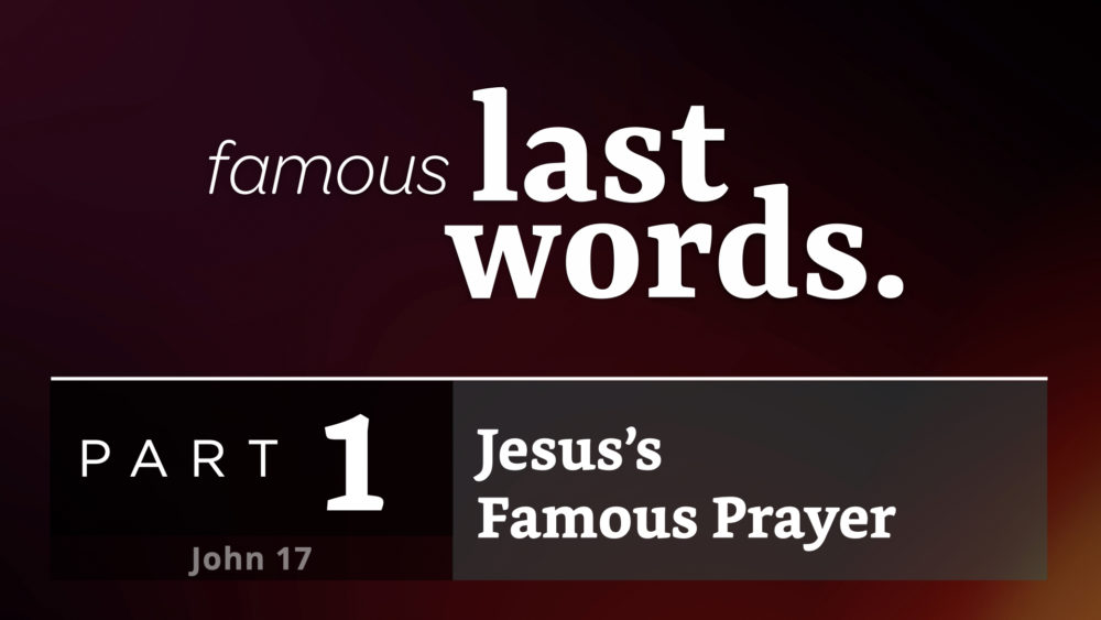 Jesus's Famous Prayer Image