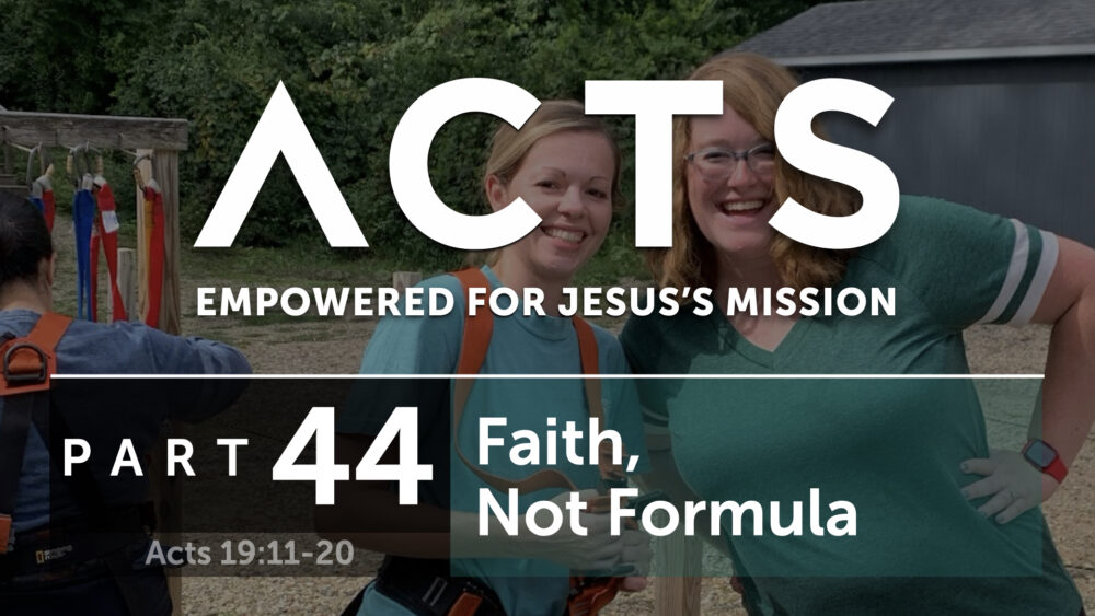 Faith, Not Formula Image