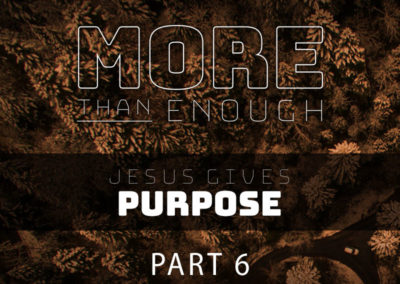 Part 6: Jesus Gives Purpose