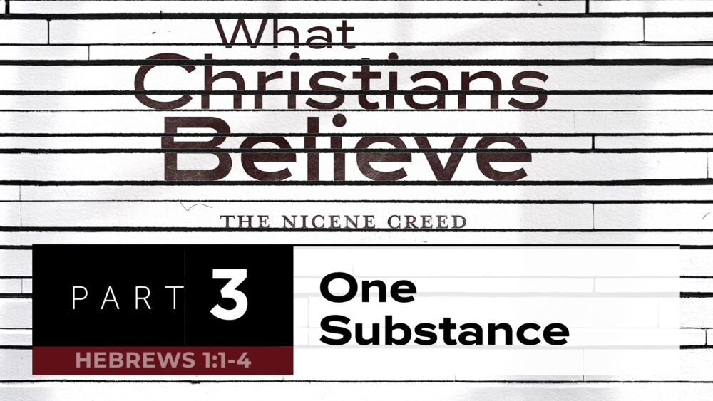 One Substance